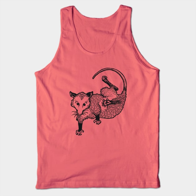 A Levity of Animals: Playing 'Possum Tank Top by calebfaires